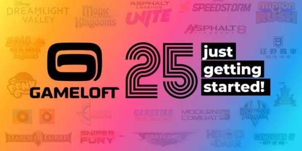 Gameloft သည် 25 နှစ်မြောက်နှစ်ပတ်လည်နေ့တွင်ဂိမ်းကစားခြင်းလက်ဆောင်များဖြင့်အမှတ်အသားပြုသည်