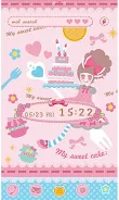 -Sweet Cake- Theme +HOME スクリーンショット 1