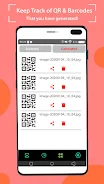 Barcode reader and Generator स्क्रीनशॉट 3