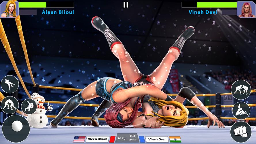 Bad Girls Wrestling Game Zrzut ekranu 1
