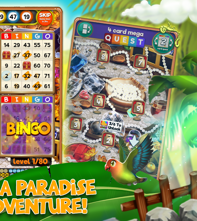 Bingo Treasure Quest - Paradise Island Riches應用截圖第2張