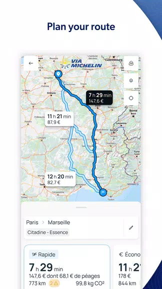 ViaMichelin GPS, Mapas,Tráfego Captura de tela 2