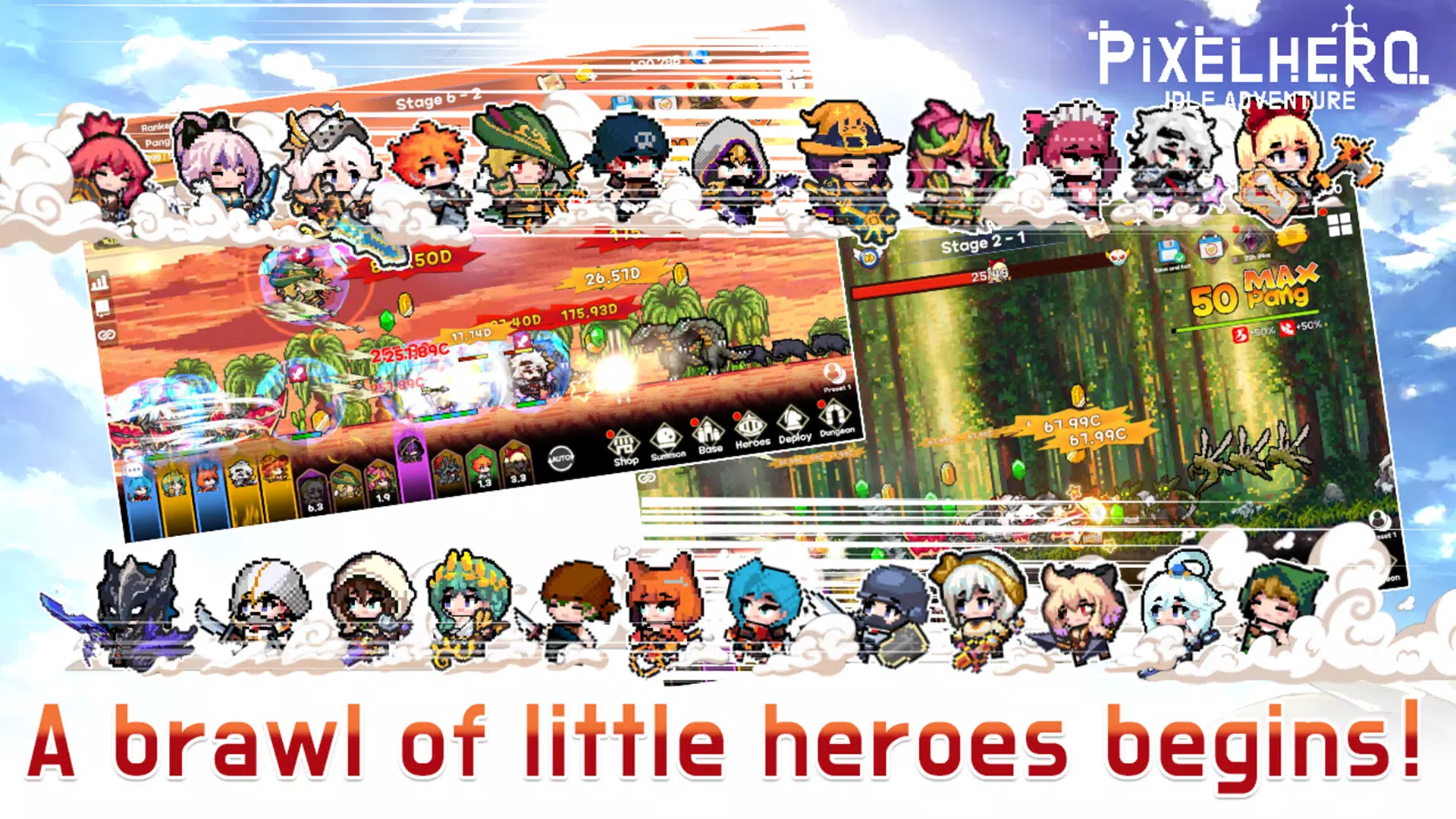 Pixel Heroes Idle Ekran Görüntüsü 1