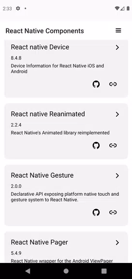 Expo & React Native components Скриншот 2