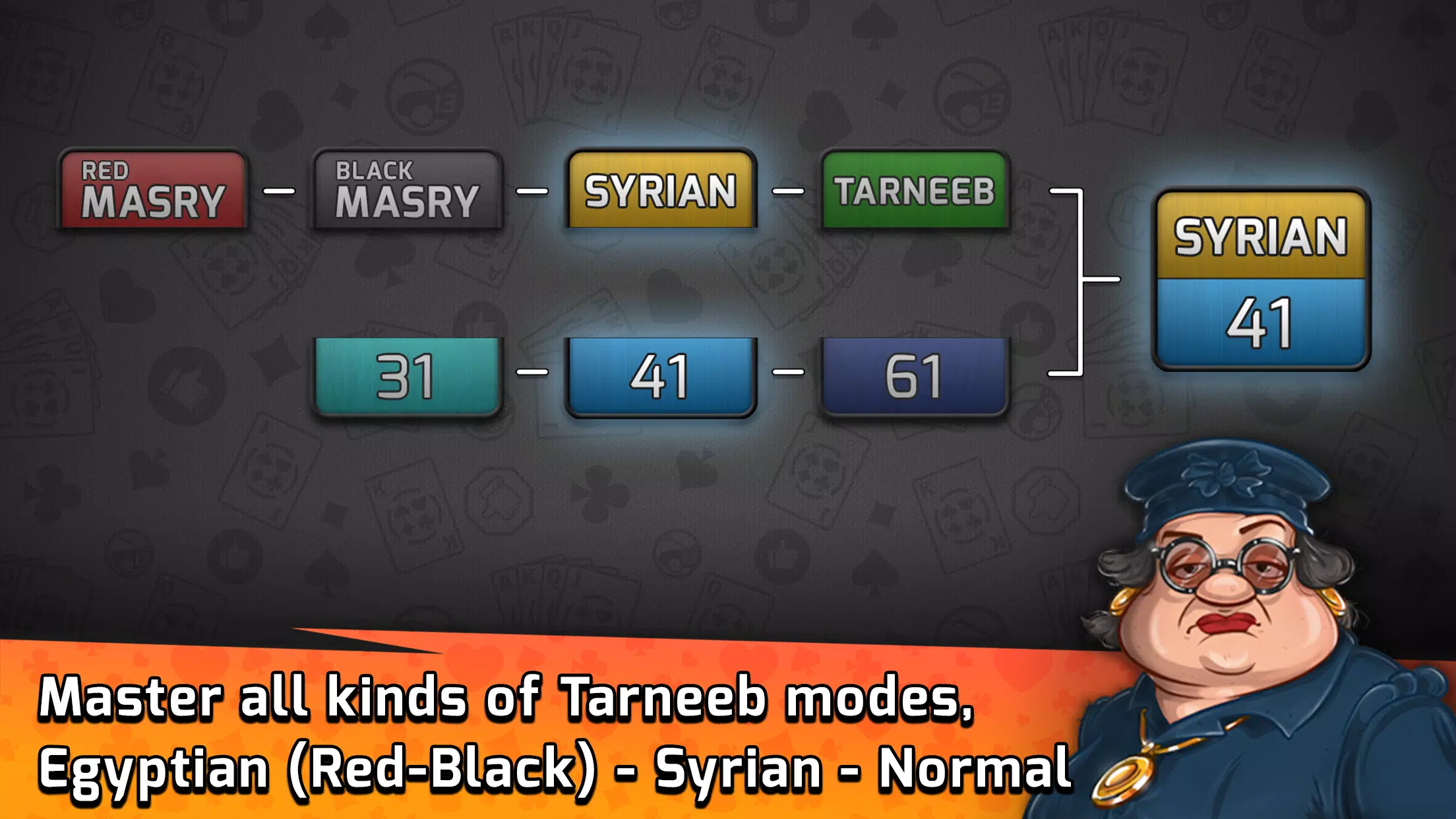 Schermata Pocket Tarneeb 2