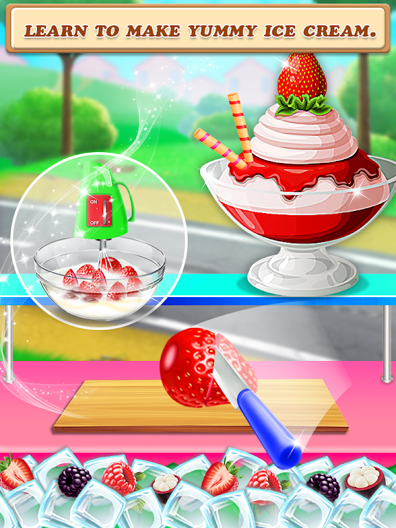 Street Ice Cream Shop Game應用截圖第1張