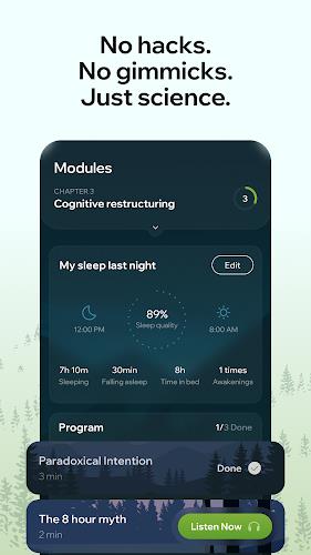 Stellar Sleep - Insomnia CBT ဖန်သားပြင်ဓာတ်ပုံ 4