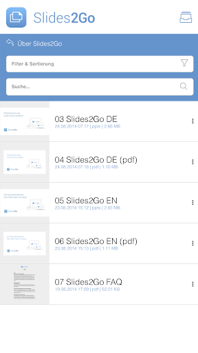 Slides2Go Capture d'écran 2
