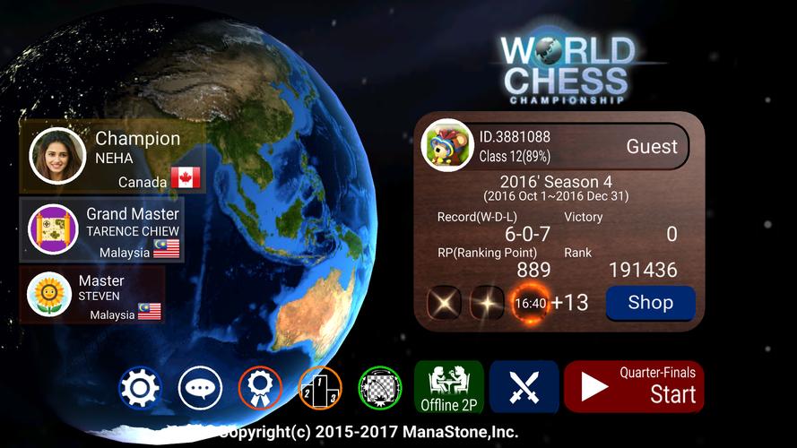 World Chess Championship スクリーンショット 1