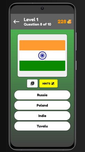 Flags Quiz - Guess The Flags Screenshot 3