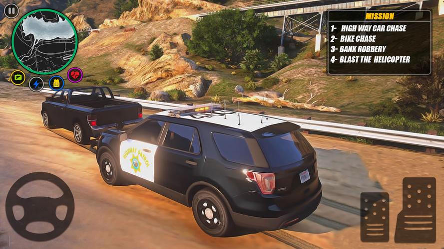 Police Van Driving: Cop Games Ảnh chụp màn hình 2