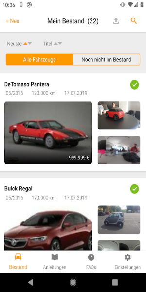 mobile.de Auto-Panorama應用截圖第1張