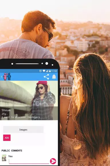 Teen Chat Room: Teen Dating App - Meet Teenagers Schermafbeelding 1