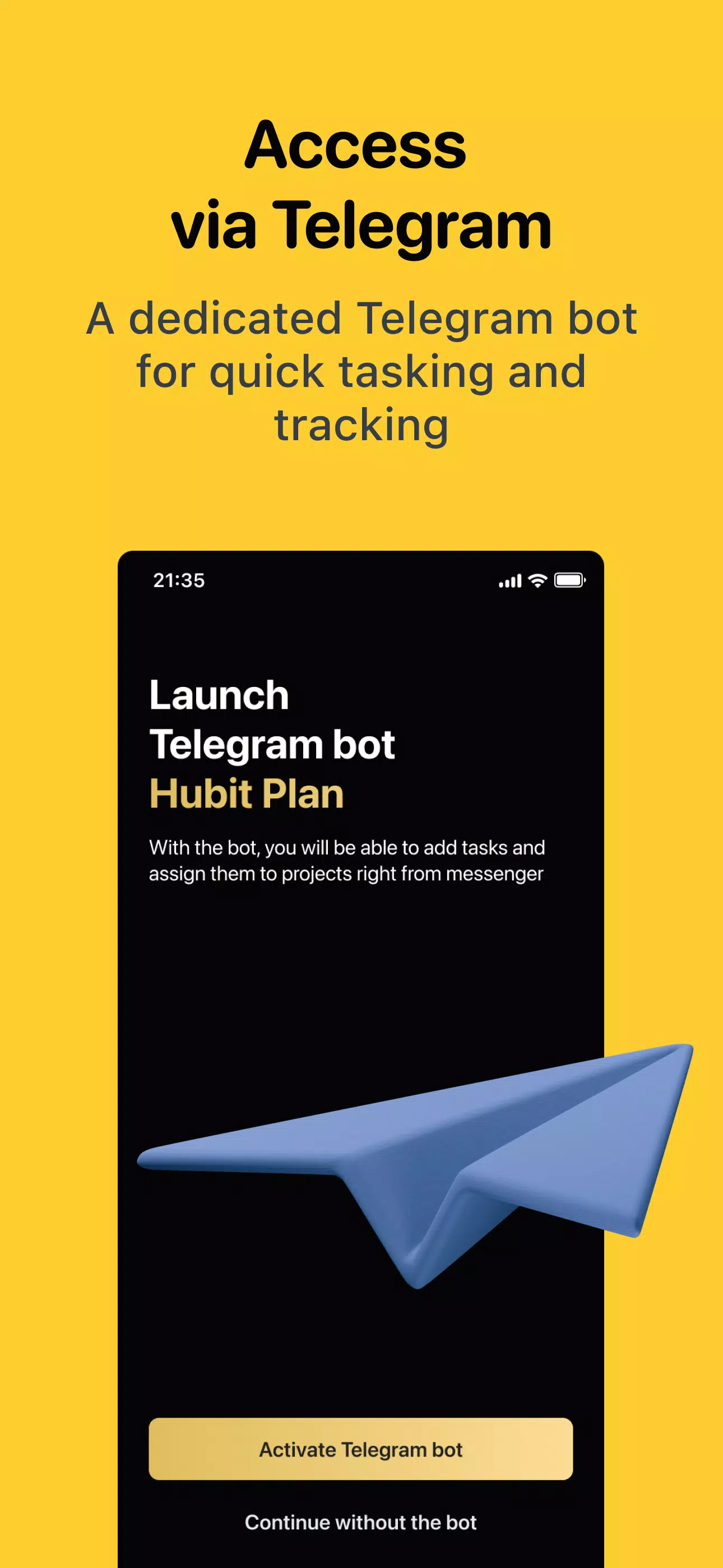 Hubit Plan: task manager ဖန်သားပြင်ဓာတ်ပုံ 1