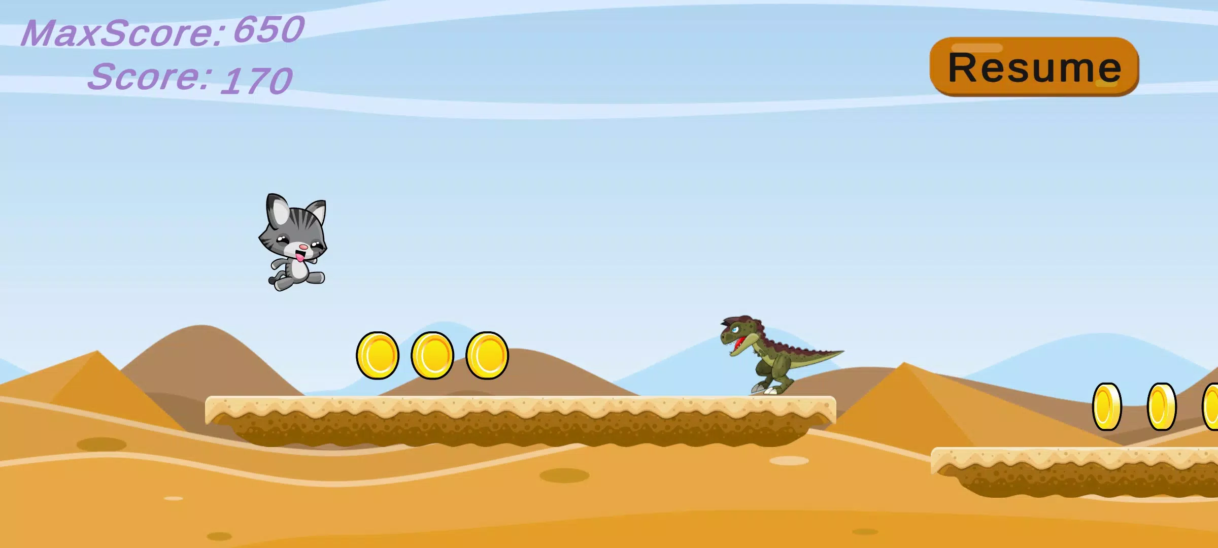 Cat Runner Adventure 스크린샷 3