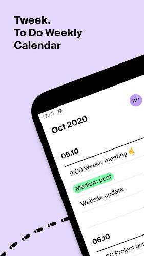 Tweek: Minimal To Do List Tangkapan skrin 1