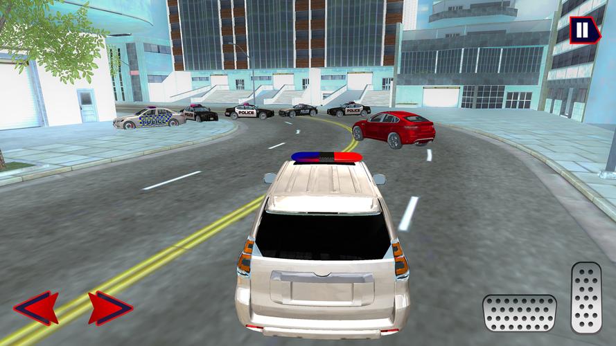 US Police Prado: City Car Captura de tela 4