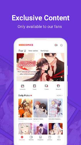 Schermata WebComics - Webtoon & Manga 3