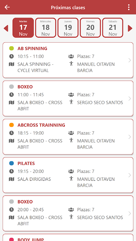 AB Fitness Captura de tela 2