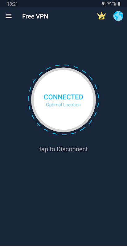 Schermata VPN - Unlimited Fast VPN Proxy 1