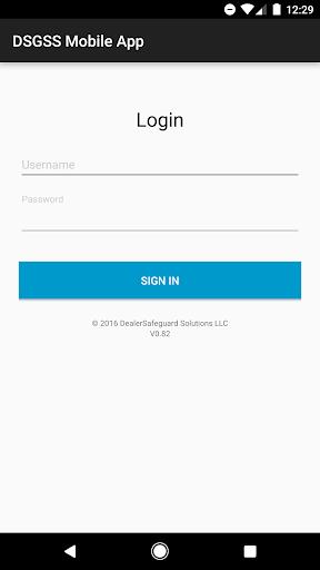 DSGSS Mobile App Screenshot 1
