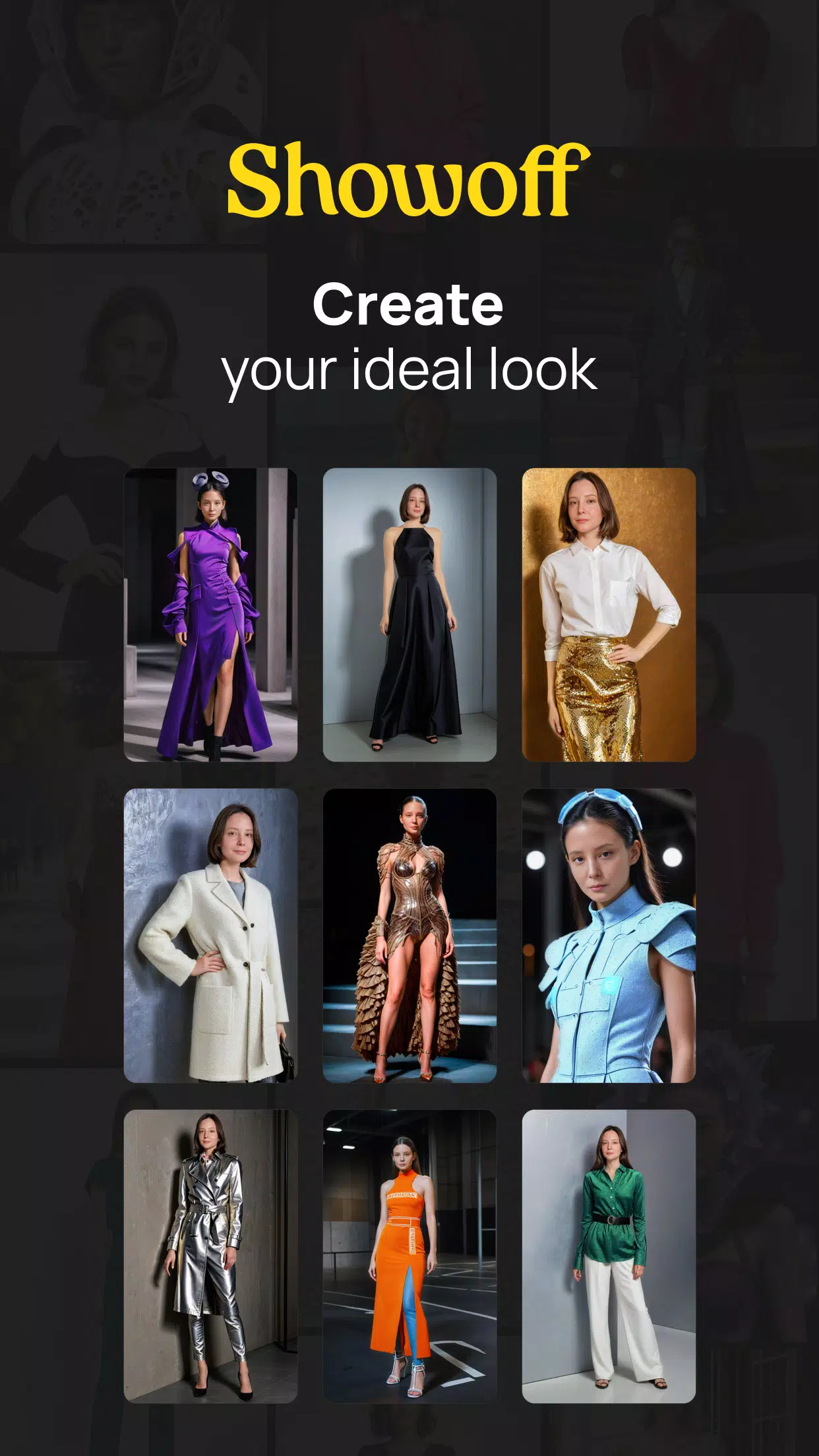 Showoff: create an ideal look ဖန်သားပြင်ဓာတ်ပုံ 1