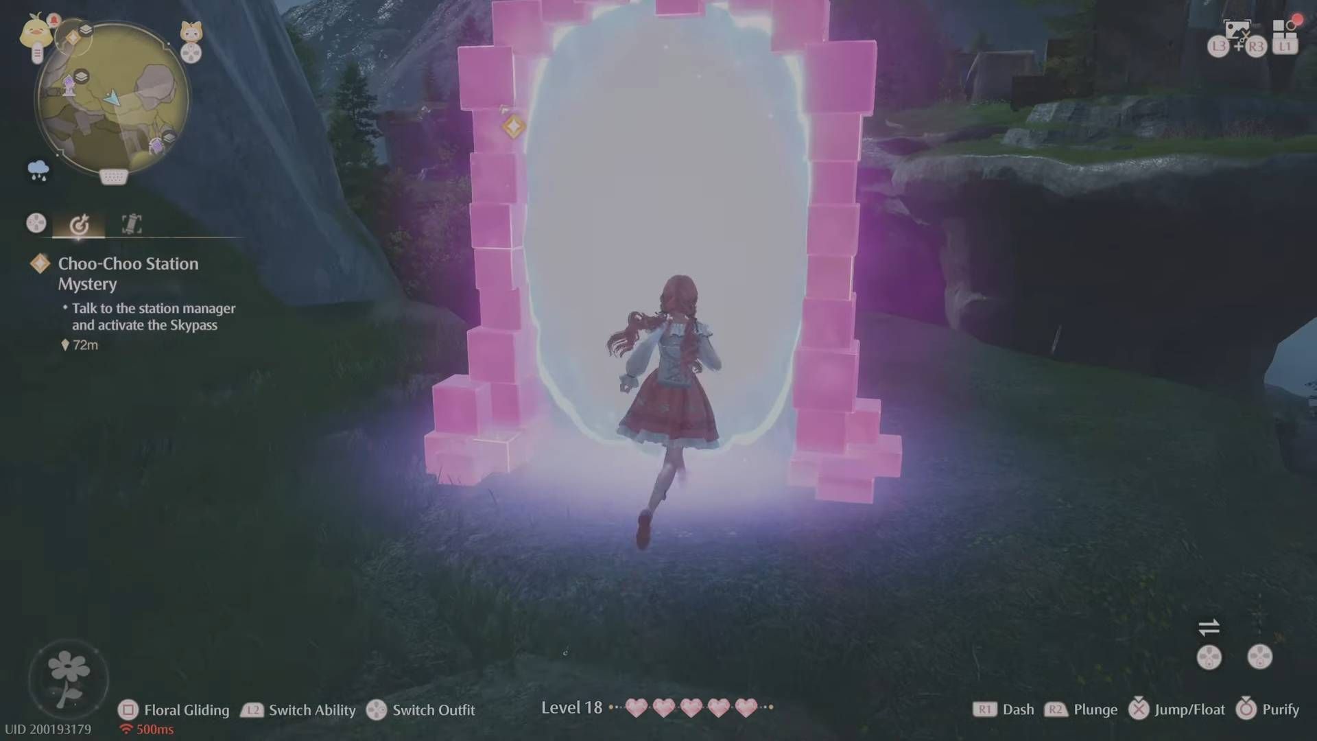 Infinity Nikki: Choo-Choo ဘူတာအနီး (Whimstar သို့လမ်းကြောင်းရှာရန်မည်သို့ရှာဖွေရမည်နည်း)