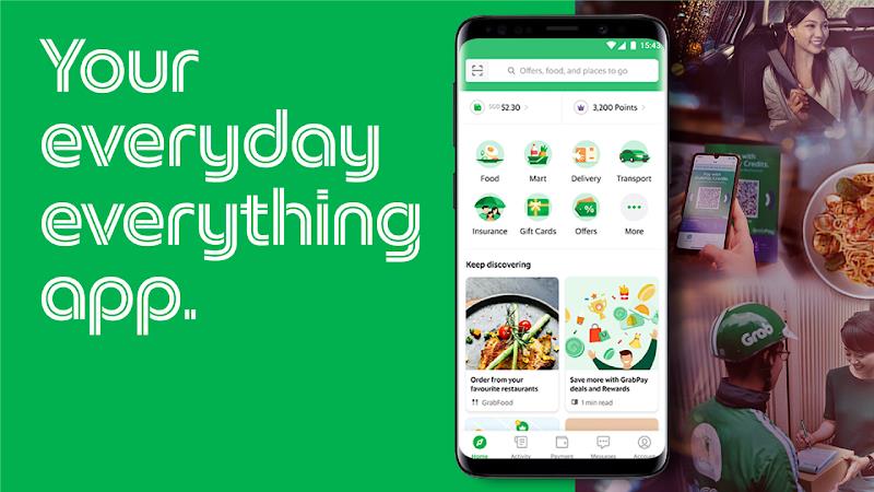 Grab - Taxi & Food Delivery ဖန်သားပြင်ဓာတ်ပုံ 1