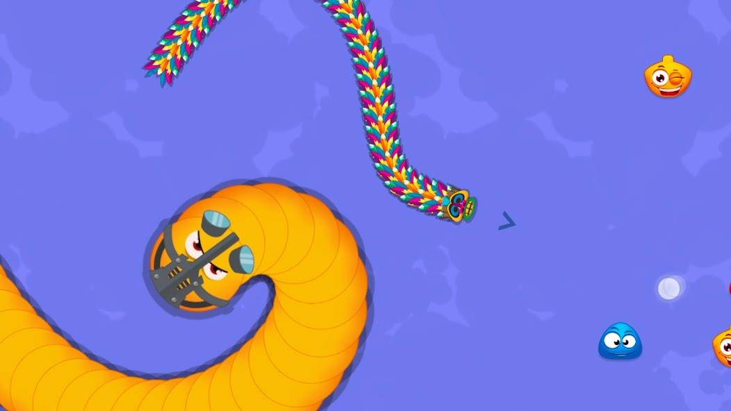 Worm Hunt - Snake game iO zone Mod ภาพหน้าจอ 4