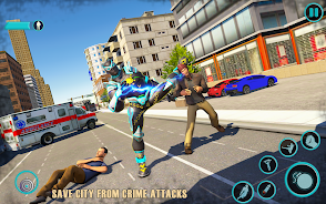 Flying Panther Robot Hero Game應用截圖第3張