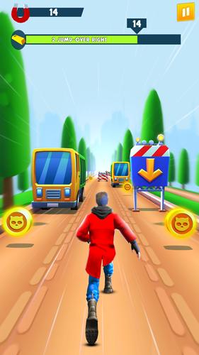 Subway Runner Game ဖန်သားပြင်ဓာတ်ပုံ 4