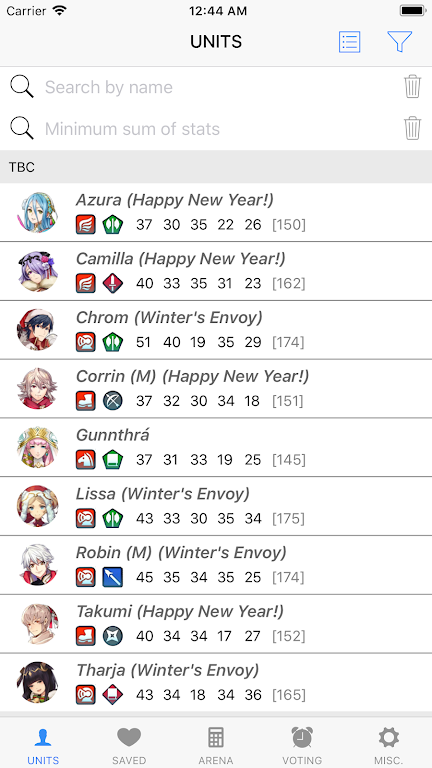 Builder for FEH Zrzut ekranu 2