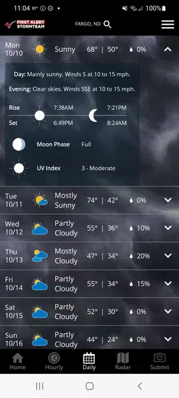 VNL Weather Screenshot 2