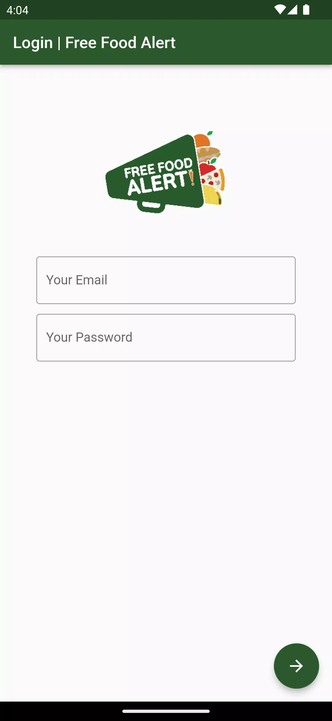 Free Food Alert ภาพหน้าจอ 1