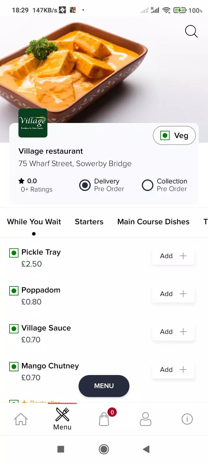 Village Restaurant Tangkapan skrin 2