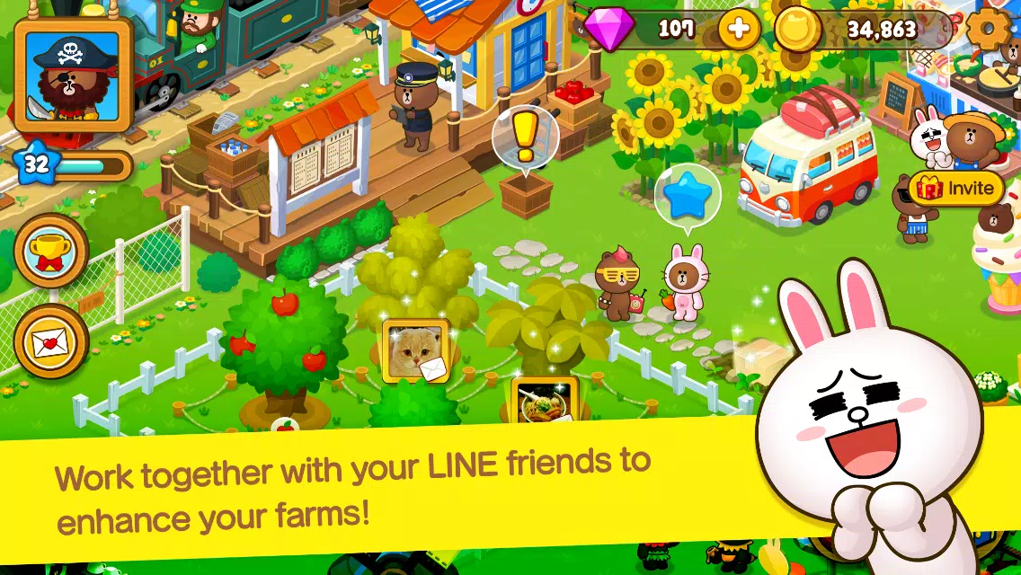 LINE BROWN FARM应用截图第2张