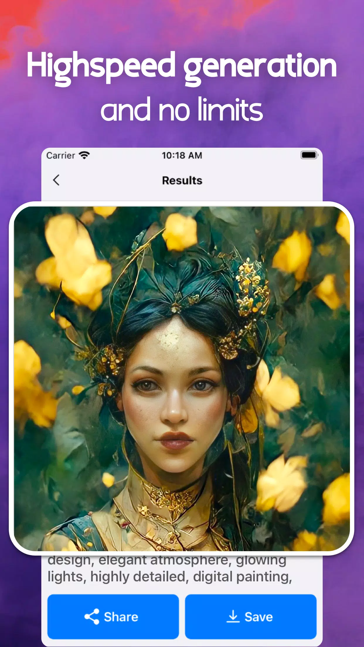 AI Generated Art Generator Ekran Görüntüsü 1