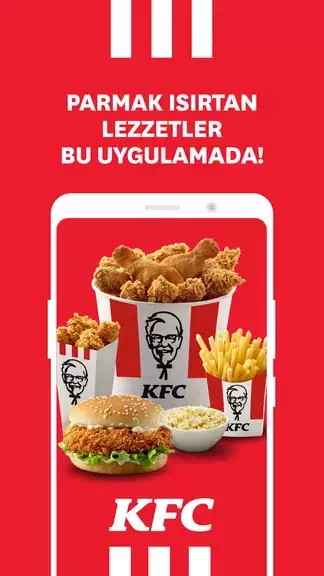 KFC Türkiye – Yemek Siparişi Captura de tela 1