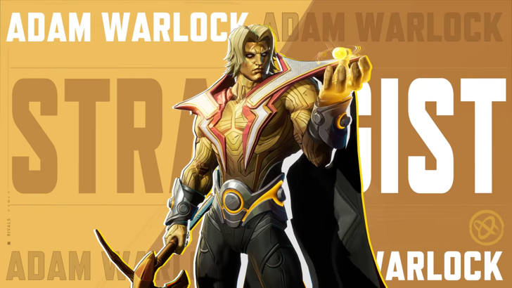 A pele de Adam Warlock em rivais da Marvel grátis com twitch gotas