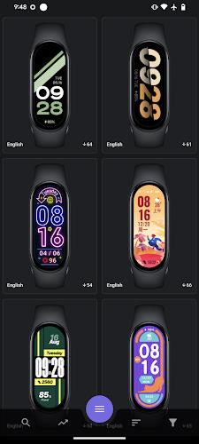 Mi Band 8 Watch Faces Tangkapan skrin 2
