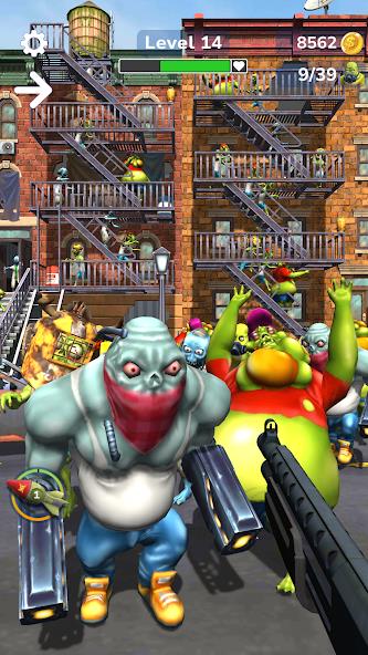 Tower Gunner: Zombie Shooter Mod Ảnh chụp màn hình 1