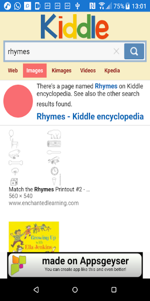 Kiddle App Скриншот 2