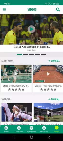 Davis Cup 스크린샷 2