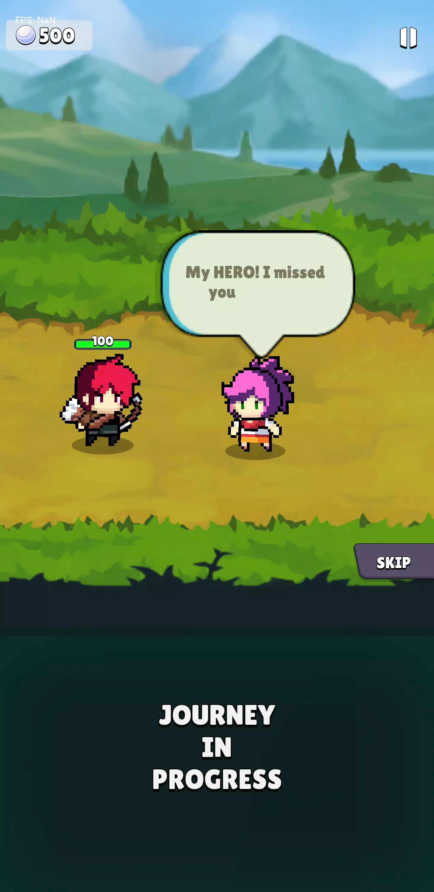 Schermata Pop Heroes 1