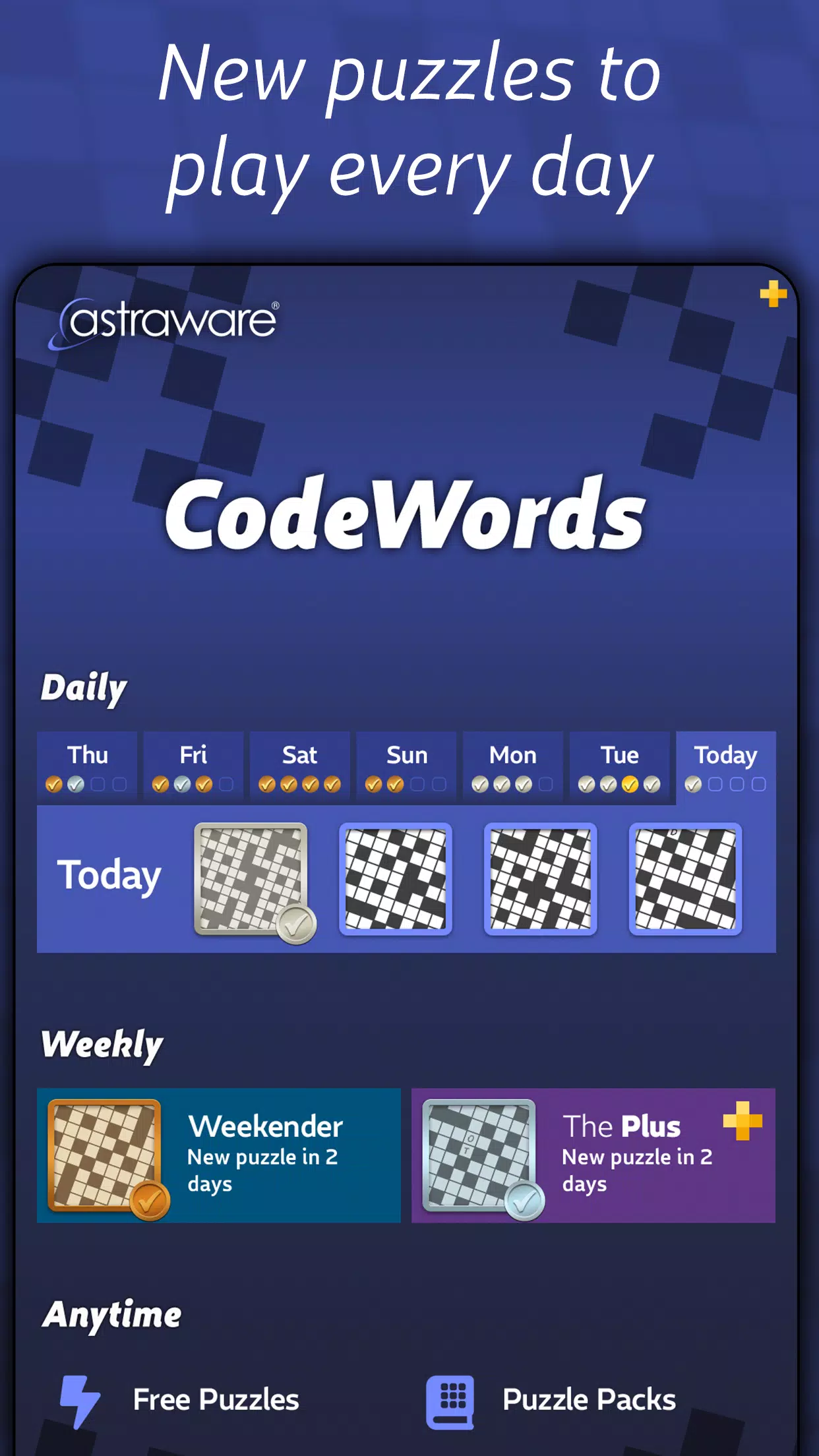 Astraware CodeWords Скриншот 4