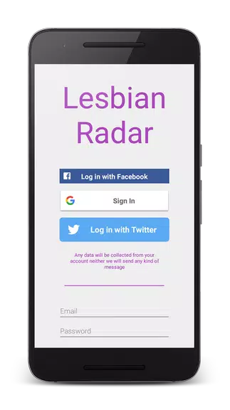Lesbian Radar - Free dating for girls and women スクリーンショット 1