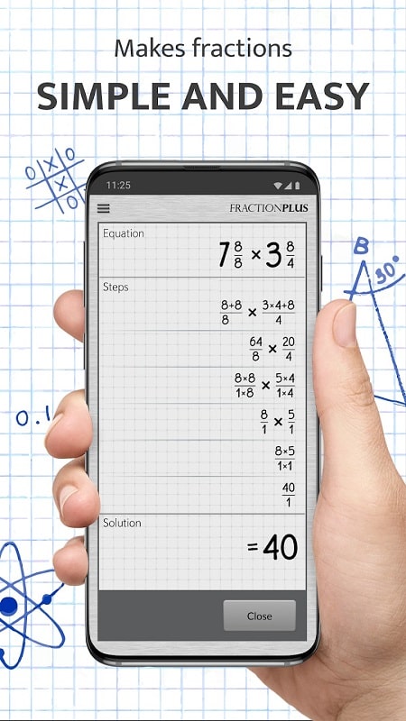 Schermata Fraction Calculator Plus 2