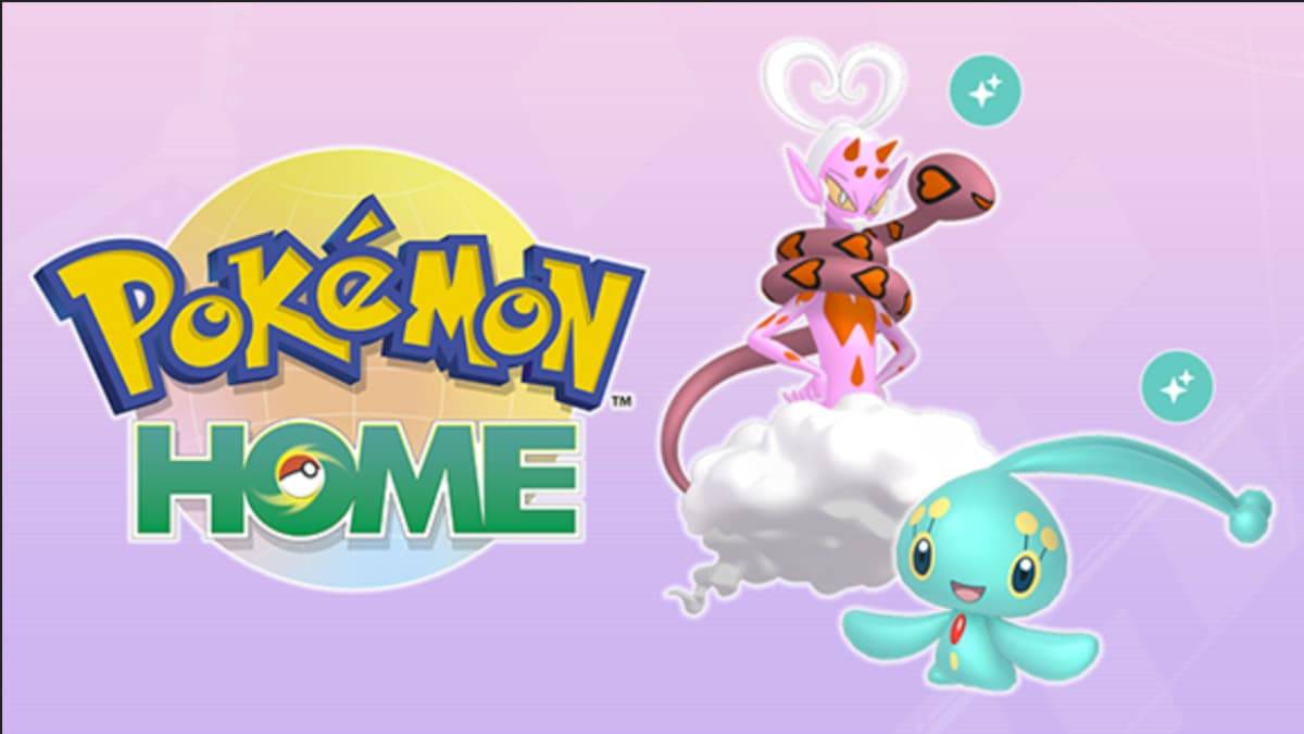Pokémon Home Welcomes Gleaming Trio: Meloetta, Manaphy, Enamorus