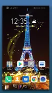Paris Night Live Wallpaper應用截圖第1張