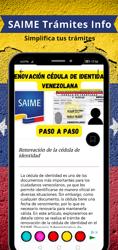 SAIME Trámites Info Zrzut ekranu 2